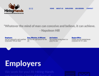 hiringhands.ca screenshot