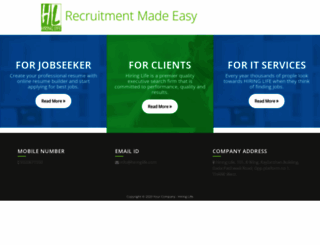 hiringlife.com screenshot