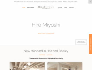 hiromiyoshi.squarespace.com screenshot