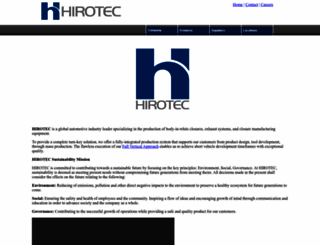 hirotecamerica.com screenshot