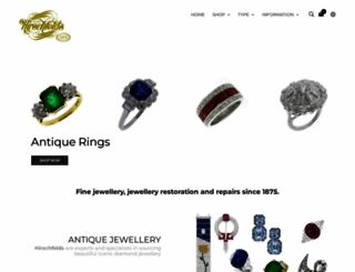 hirschfelds.co.uk screenshot