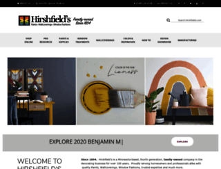 hirshfields.icebergwebdesign.com screenshot
