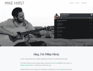 hirstmusic.com screenshot