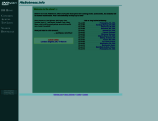 hisbobness.info screenshot