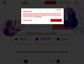 hiscox.fr screenshot
