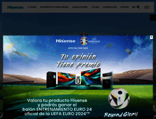 hisense.es screenshot