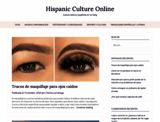 hispanic-culture-online.com screenshot