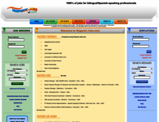 hispanic-jobs.com screenshot