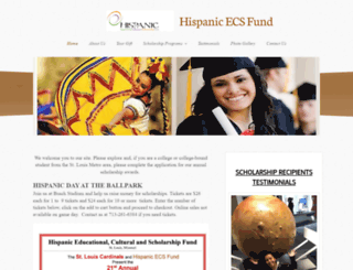 hispanicecsfund.org screenshot