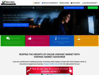 hispanicmarketadvisors.com screenshot