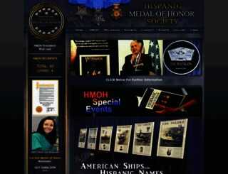 hispanicmedalofhonorsociety.org screenshot
