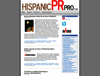 hispanicprpro.wordpress.com screenshot