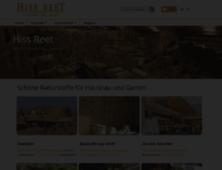 hiss-reet.de screenshot
