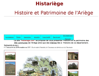 histariege.com screenshot