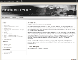 historia-ferrocarril.com screenshot