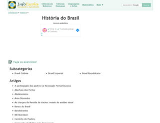 historiabrasileira.com screenshot