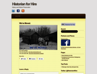 historian4hire.wordpress.com screenshot