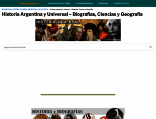 historiaybiografias.com screenshot