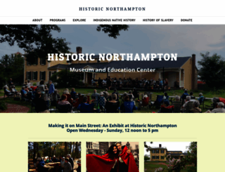 historic-northampton.org screenshot