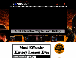 historicalconquest.com screenshot