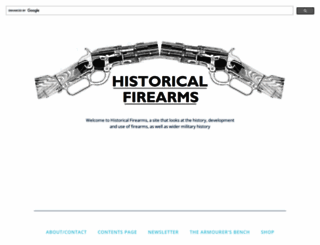 historicalfirearms.info screenshot