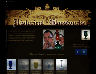 historicalglassworks.com screenshot