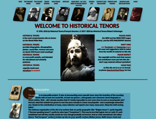 historicaltenors.net screenshot