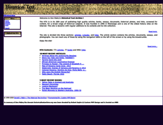 historicaltextarchive.org screenshot