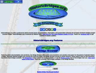 historicbridges.org screenshot