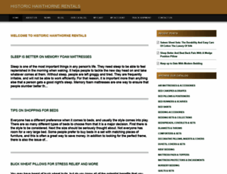 historichawthornerentals.com screenshot
