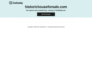 historichouseforsale.com screenshot
