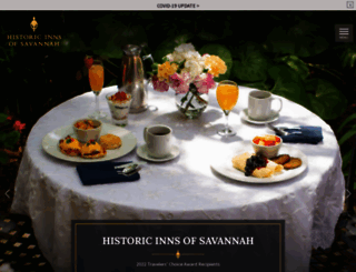 historicinnsofsavannah.com screenshot