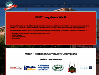 historicmilton.com screenshot