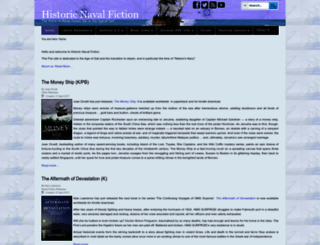 historicnavalfiction.com screenshot