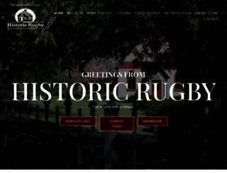 historicrugby.org screenshot