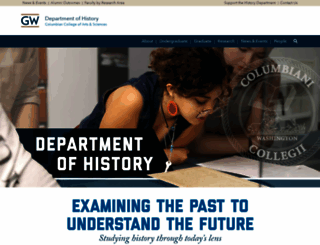 history.columbian.gwu.edu screenshot