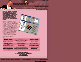 historycleaner.com screenshot