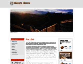historyhaven.com screenshot