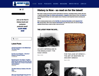 historyisnowmagazine.com screenshot
