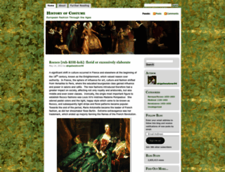 historyofeuropeanfashion.wordpress.com screenshot