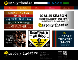 historytheatre.com screenshot