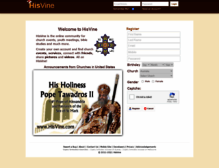 hisvine.com screenshot