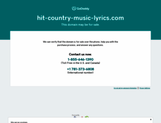 hit-country-music-lyrics.com screenshot