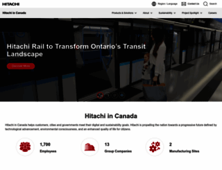 hitachi.ca screenshot