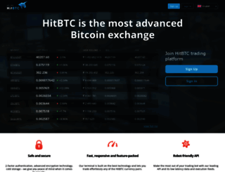 hitbtc.net screenshot