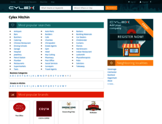 hitchin.cylex-uk.co.uk screenshot