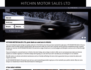 hitchinmotorsalesltd.co.uk screenshot