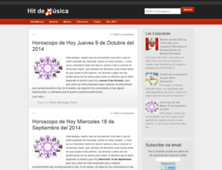 hitdemusica.blogspot.mx screenshot