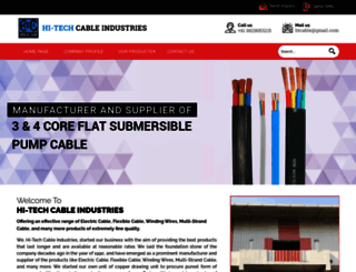 hitechcableindustries.com screenshot