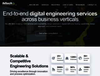 hitechcaddservices.com screenshot